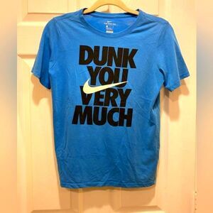 Nike Tee, Boys sz L,  Blue & black.
